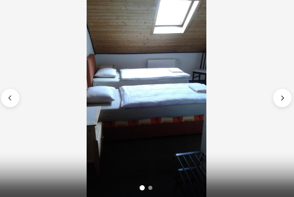Dvoulůžkový pokoj s manželskou postelí nebo oddělenými postelemi a vlastní koupelnou - 30 € osoba / noc